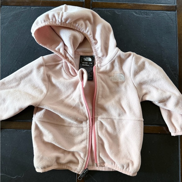 The North Face Other - North Face Pink Hooded Fleece Jacket